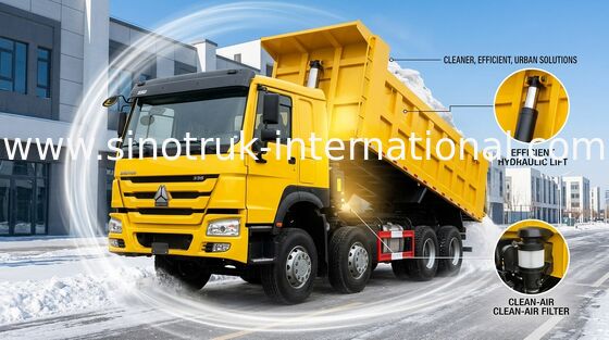 SINOTRUK HOWO Dump Truck 371HP 12 roda LHD 31 ton 20-30CBM ZZ3317N3267W