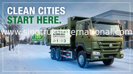 SINOTRUK HOWO Tipper Dump Truck 371HP 12 roda LHD 31 ton 20-30CBM ZZ3317N3267W