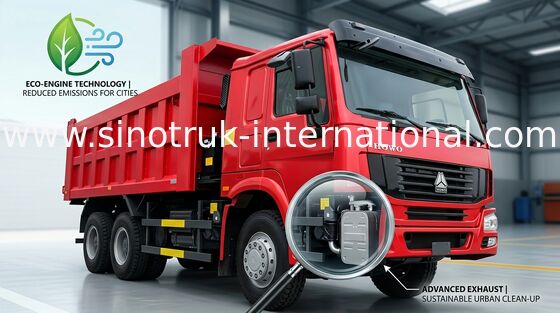 SINOTRUK HOWO Dump Truck 290HP 10 Roda LHD 25-40 ton 10-25CBM ZZ3257M2947A
