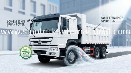 Tipper Dump Truck SINOTRUK HOWO 10 roda 10-25CBM beban 25-40tons ZZ3257N3647A