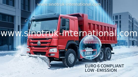 Tipper Dump Truck SINOTRUK HOWO 10 roda kapasitas pemuatan 25-40 ton 10-25CBM