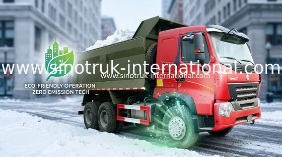 Tipper Dump Truck SINOTRUK HOWO A7 371HP 6X4 10 Roda untuk bisnis konstruksi