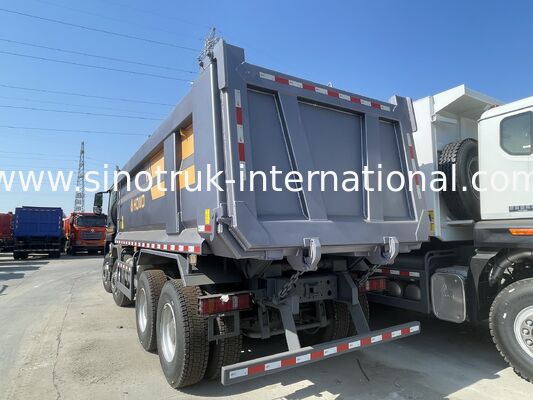 SINOTRUK TX Model 400HP 8X4 Tipper Dump Truck Konstruksi Front Lifting kustomisasi pelanggan