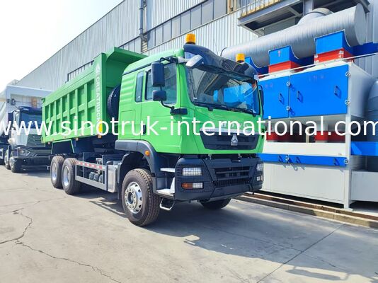 Pabrik Langsung HOWO TX 371HP 6X4 Tengah Lifting Dump Truck, 40-60 Ton Kapasitas Beban, 20CBM Cargo Box, ganda 16 Ton Axle Belakang, tunggal 9,5 Ton Axle Depan, 13R22.5 Ban