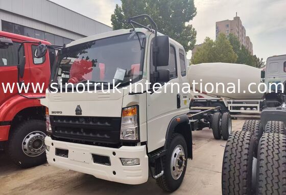 HOWO 140HP Sasis Truk Kargo Penggerak Tangan Kiri dengan Kapasitas Beban 8-12ton
