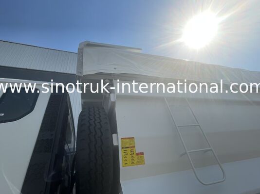 HOWO-NX Dump Truck dengan 380HP Weichai Engine, Electric Tarpaulin, dan Heavy-duty Manganese Steel Cargo Box