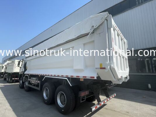 HOWO-NX Dump Truck dengan 380HP Weichai Engine, Electric Tarpaulin, dan Heavy-duty Manganese Steel Cargo Box