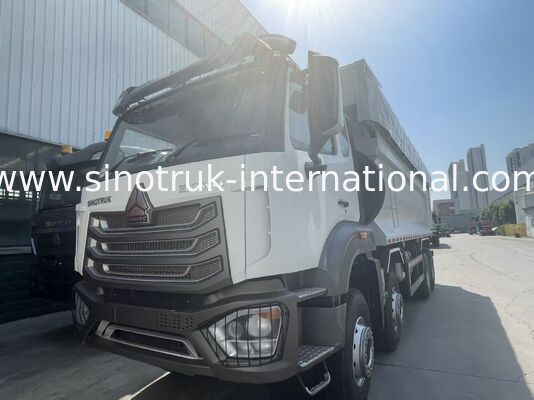 HOWO-NX Dump Truck dengan 380HP Weichai Engine, Electric Tarpaulin, dan Heavy-duty Manganese Steel Cargo Box