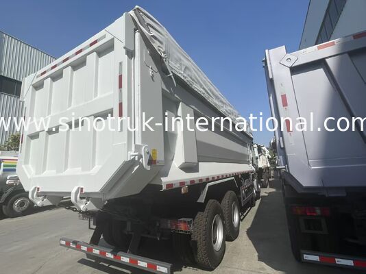 HOWO-NX Dump Truck dengan 380HP Weichai Engine, Electric Tarpaulin, dan Heavy-duty Manganese Steel Cargo Box