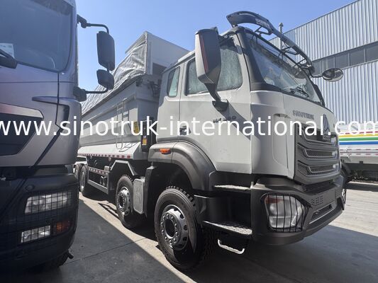 SINOTRUK HOWO NX Kabin Tipper Dump Truck 380HP 6X4 Sebuah lampu peringatan dengan tarpaulin