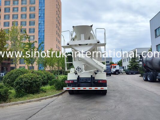 Heavy Duty HOWO 8x4 16m3 Beton Mixer Truk 371HP Mesin PMP Pengurangi Kecepatan Untuk Konstruksi