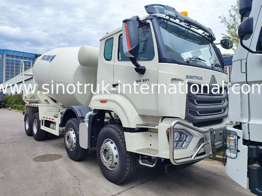 Heavy Duty HOWO 8x4 16m3 Beton Mixer Truk 371HP Mesin PMP Pengurangi Kecepatan Untuk Konstruksi