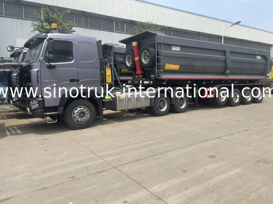 Kecepatan maksimum 90 hingga 120 Km/jam Solusi Truk Traktor Jarak Jauh Tahan Lama untuk Transportasi Beban Berat dan Logistik