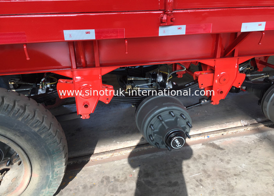 SINOTRUK Flat Bed Semi Trailer Truck Untuk Angkutan Kontainer Massal