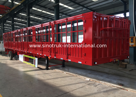 SINOTRUK Flat Bed Semi Trailer Truck Untuk Angkutan Kontainer Massal