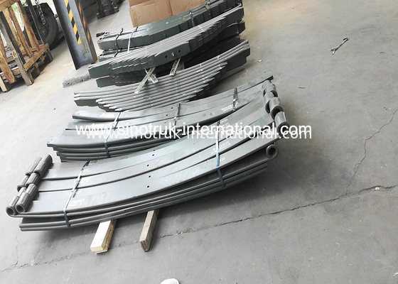 Suku Cadang Truk Heavy Duty Logam Pegas Daun Untuk Bagian Trailer Semi Truk