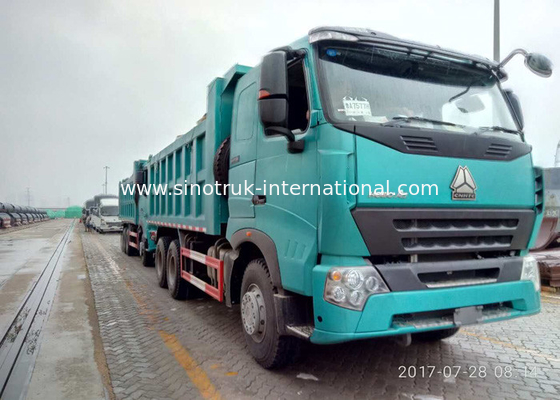 6 Oleh 4 Sepuluh Roda Konstruksi Tipper Truck Untuk 10 Meter Kubik, Transmisi HW13710