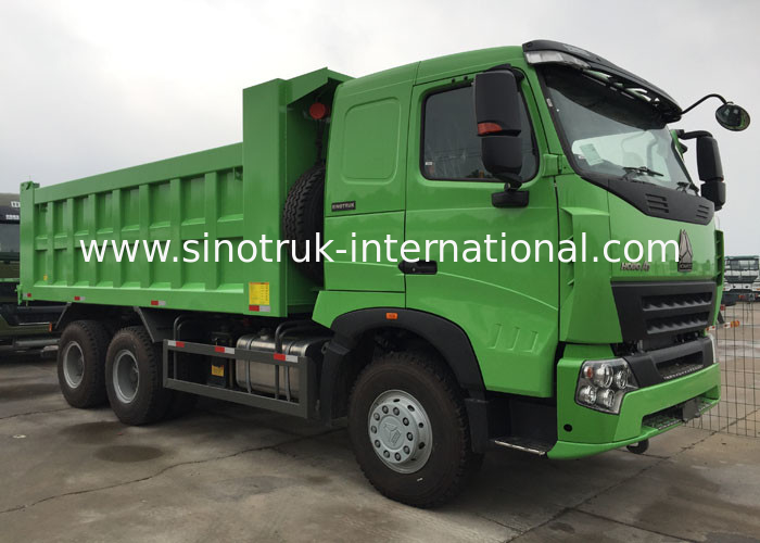 SINOTRUK HOWO Dump Truck A7 Front Lifting Hydraulic System 30 - 40 Tons RHD 6X4