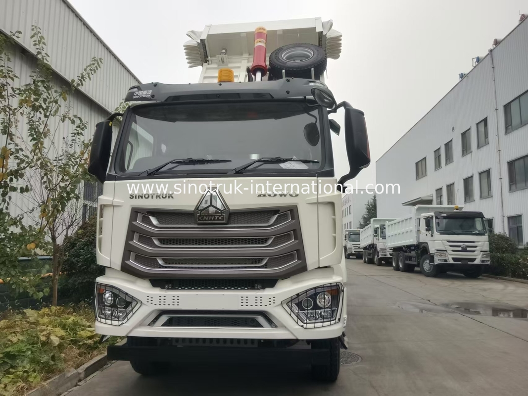 30 - 40 Ton RHD 10 Roda Tarpaulin Sinotruk Howo 6x4 Truk Tipper Untuk Konstruksi