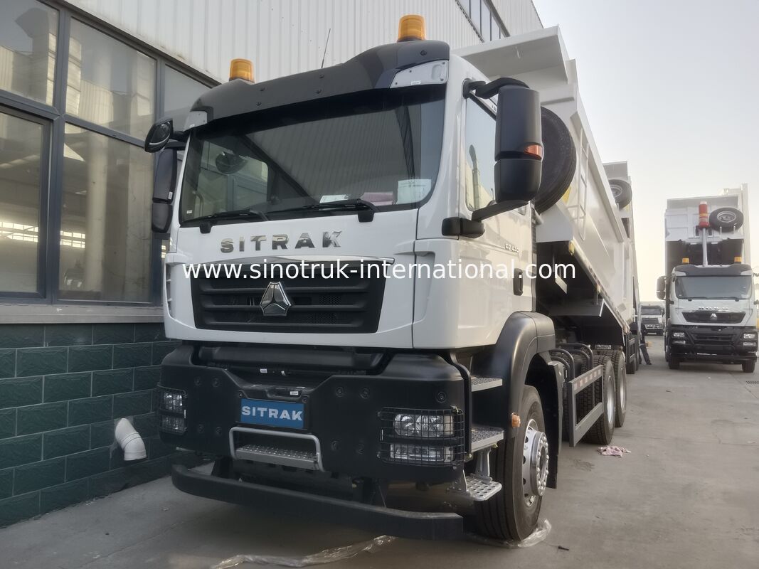 SITRAK 10 Roda Tipper Dump Truck dengan Emisi Euro 3 dan 430 HP Engine