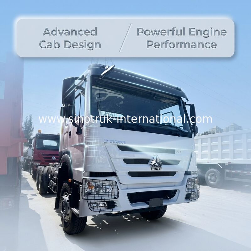 Sinotruk HOWO 6X4 Truk Kargo 400hp 12 Roda TX Cab
