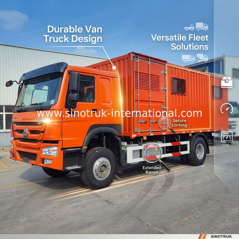 Versatile Powerhouse: Temukan HOWO 4x2 Van Truck's Superior Durability & Cost-Effective Design