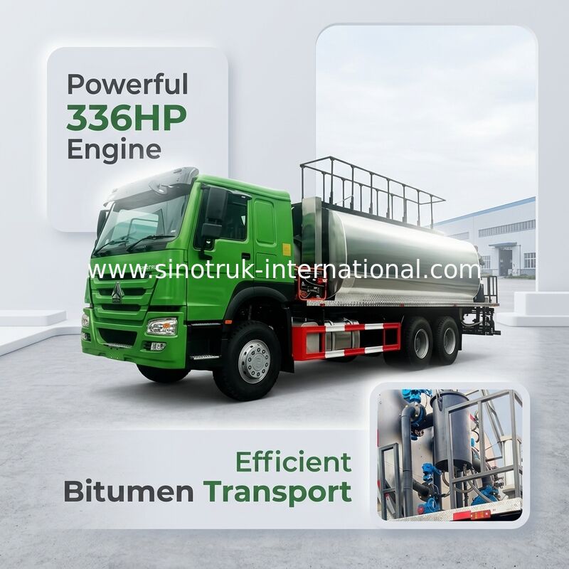 HOWO 7 Truk Aspal 6X4 Jenis Drive Tangan Kanan