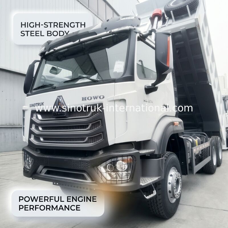 Truk Jungkit Dump SINOTRUK HOHAN Howo Baru dengan Mesin 371HP Tipe Penggerak 6×4 dan Kapasitas 19-20CBM