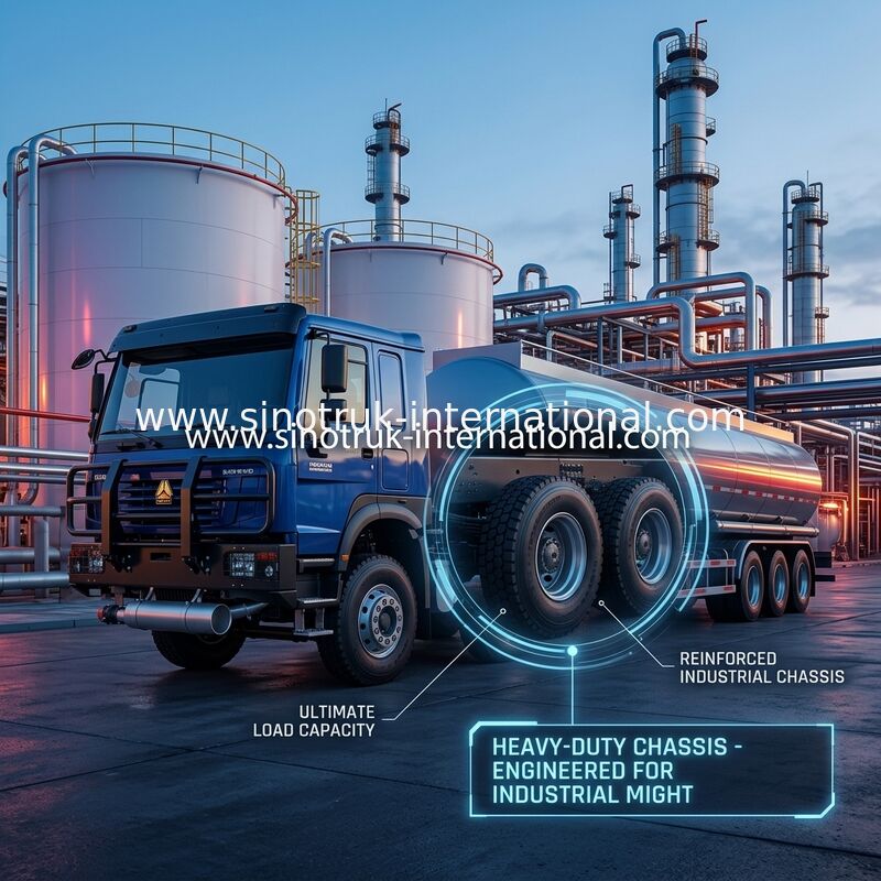 SINOTRUK HOWO 6×4 10 roda Oil Tank Truck 400HP tangki minyak sasis