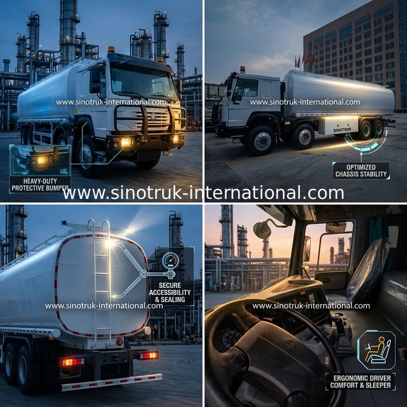 Truk Pengangkut Oli Output Mesin 400Hp Solusi Sempurna untuk Pengiriman Oli yang Aman