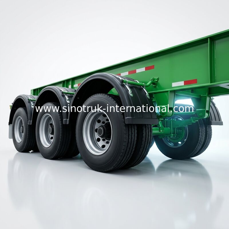 Side Lifter 3 As Truk Mounted Crane 20ft 40ft FUWA Merk Tri Axle