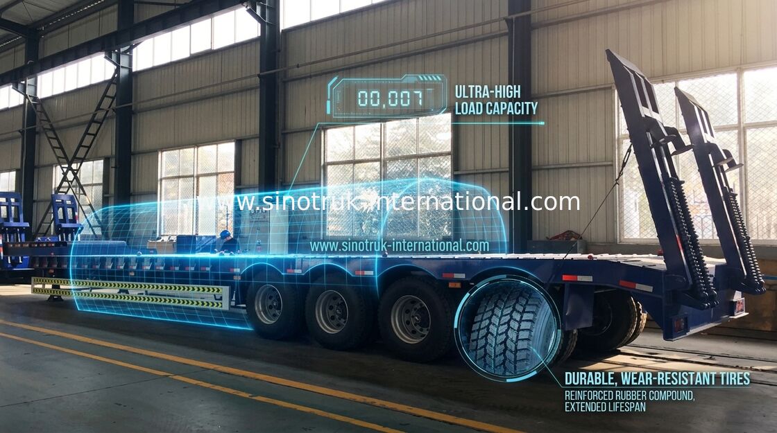 Angkutan Khusus Truk Semi Trailer 80 Ton 70 Ton 60 Ton 50 Ton Umur Panjang