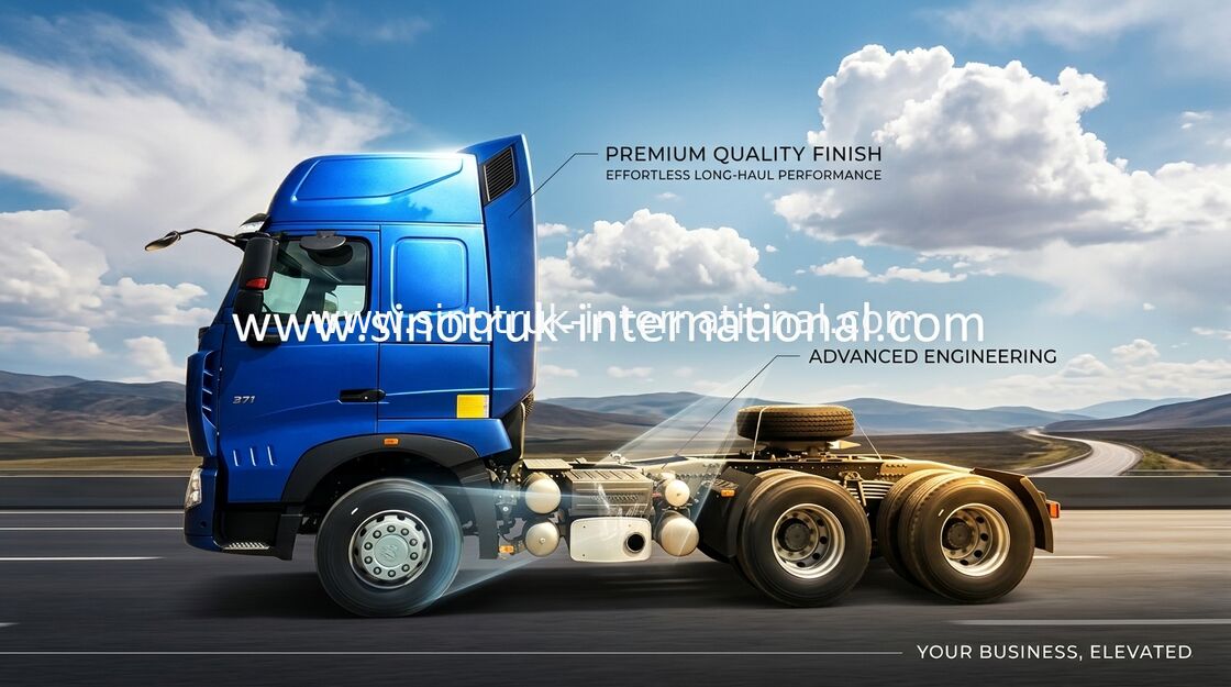 Truk Traktor Penarik Diesel, Trailer Semi Traktor Untuk Bandara Bagasi Kargo