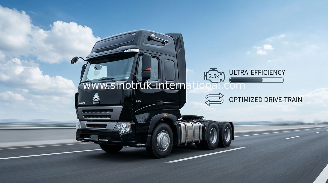 RHD 6X4 SINOTRUK HOWO 6x4 Dump Truck Tractor Dengan Standar Emisi Euro 2