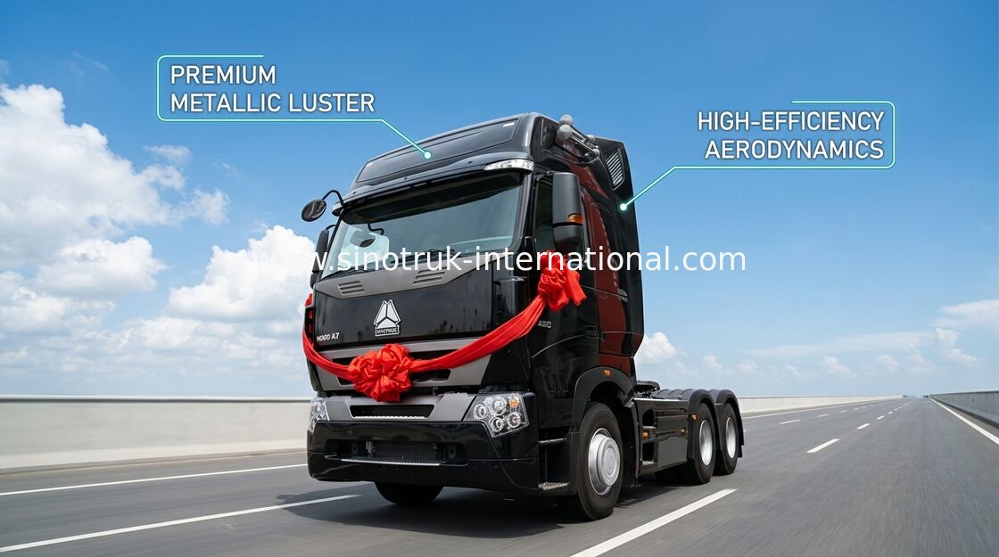 Flat Roof Cab Tractor Truck Untuk Trailer, 6x4 Tractor Unit Trailer Head
