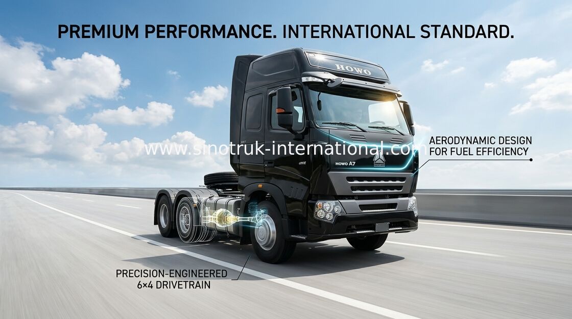 Efisiensi Tinggi Tugas Berat Traktor Dan Dump Truk Untuk Towing Trailer Semi