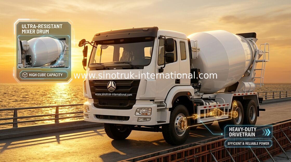 SINOTRUK HOHAN Beton Mixer Pump Truck Euro2 290HP 6X4 ZZ5255GJBM3846B1