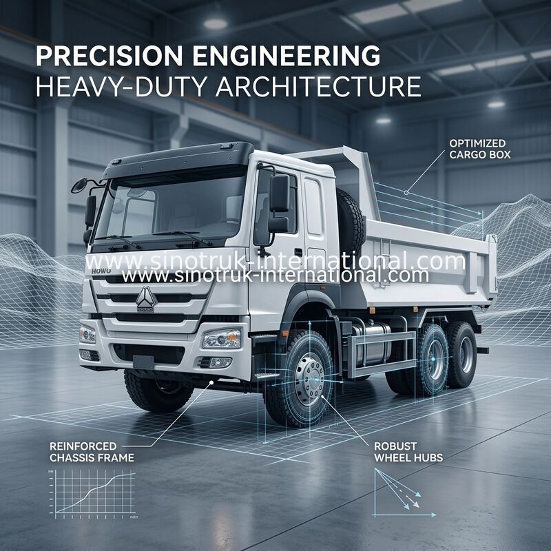 SINOTRUK HOWO 6x4 400HP U Type White Dump Truck Untuk Penambangan Menggunakan RHD