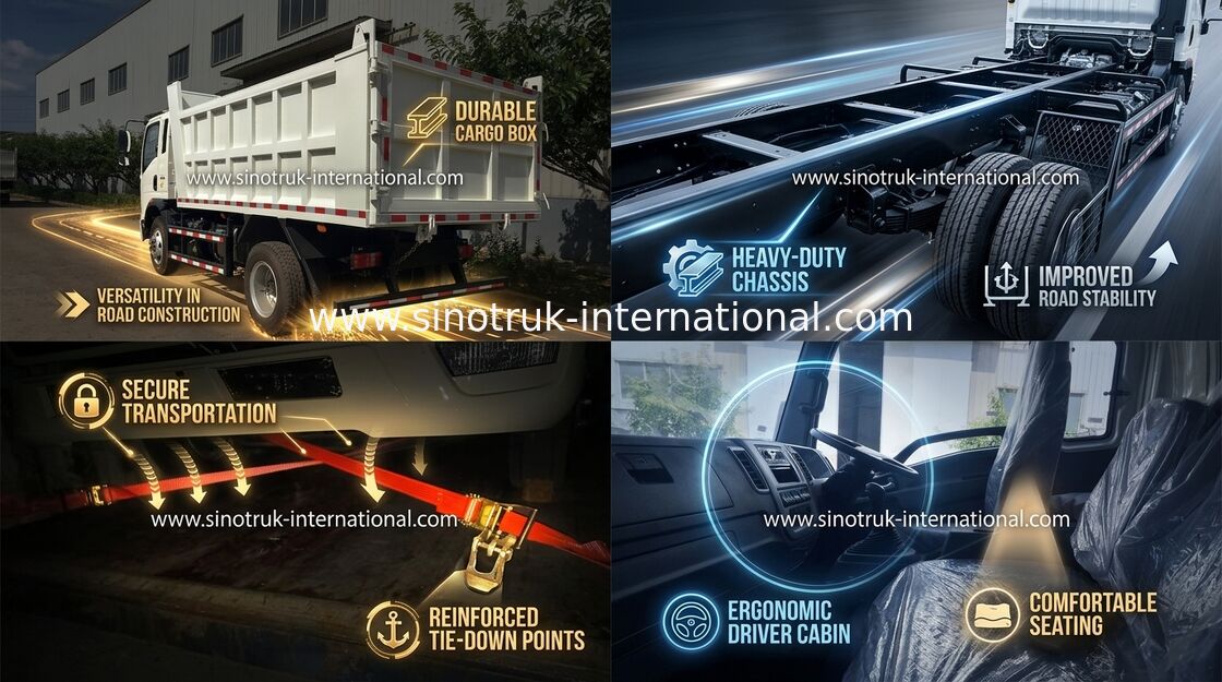 Euro Iii Sinotruk Howo 6x4 Dump Tipper Truck Untuk Industri Pertambangan