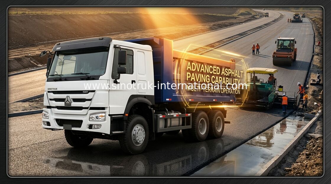 SINOTRUK HOWO Tipper Truck 266HP 6X4 LHD 10 - 25CBM Commercial Dump Truck