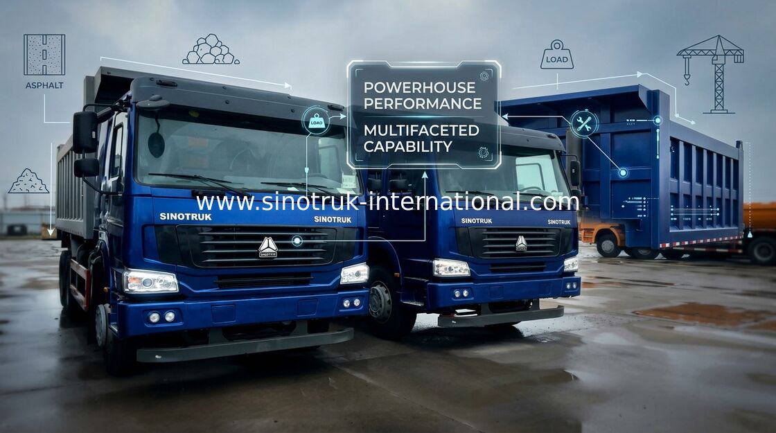10 Wheels Tipper Dump Truck High Loading Capacity WD615.47 371HP Engine