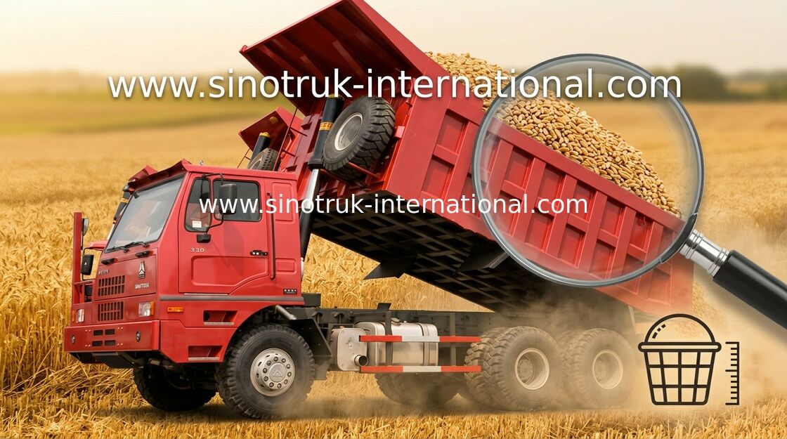 Konsumsi Bahan Bakar Rendah Heavy Tipper Dump Truck 6 × 4, 10 Wheel Dump Truck
