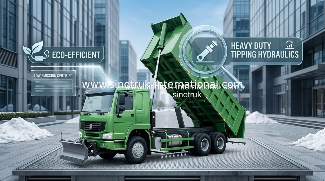 SINOTRUK HOWO Tipper Dump Truck 371HP 8X4 LHD 31-60tons 20-30CBM ZZ3317N3867W