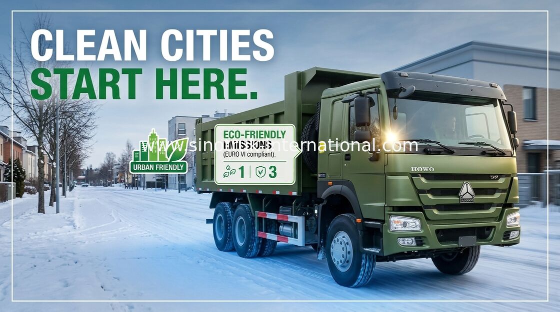 SINOTRUK HOWO Tipper Dump Truck 371HP 12 roda LHD 31 ton 20-30CBM ZZ3317N3267W