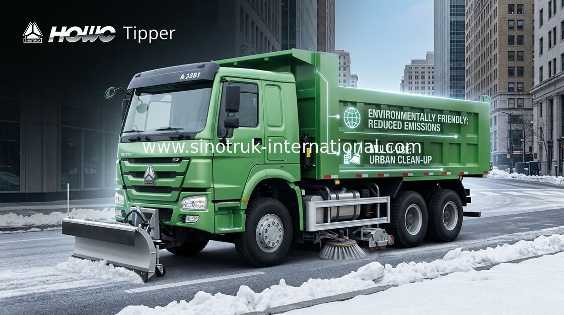 Tipper Dump Truck SINOTRUK HOWO 10 roda LHD 371HP 25 ton 10-25CBM ZZ3257N3847A