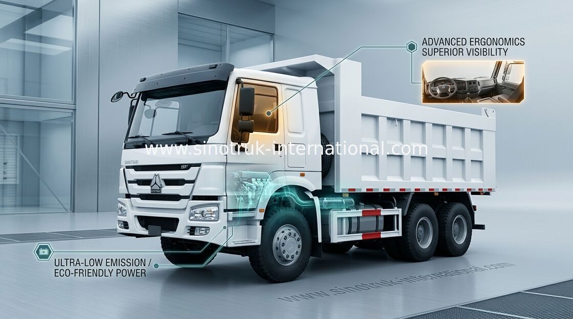 SINOTRUK HOWO Tipper Dump Truck 6X4 371HP LHD 25 ton 10-25CBM ZZ3257N3847A
