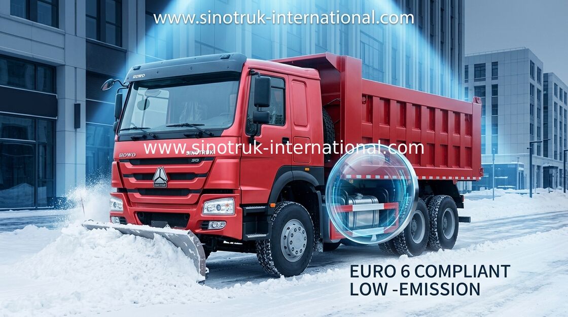 Tipper Dump Truck SINOTRUK HOWO 10 roda kapasitas pemuatan 25-40 ton 10-25CBM