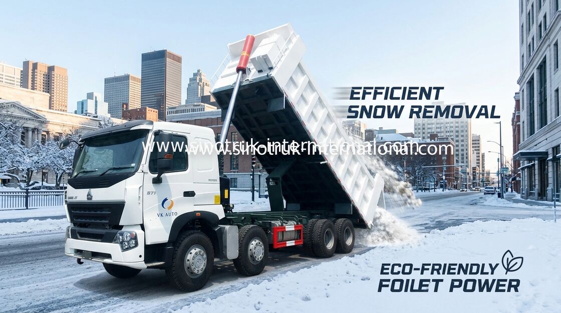 SINOTRUK HOWO A7 8X4 Tugas Berat Dump Truck Untuk Konstruksi ZZ3317N3867N1