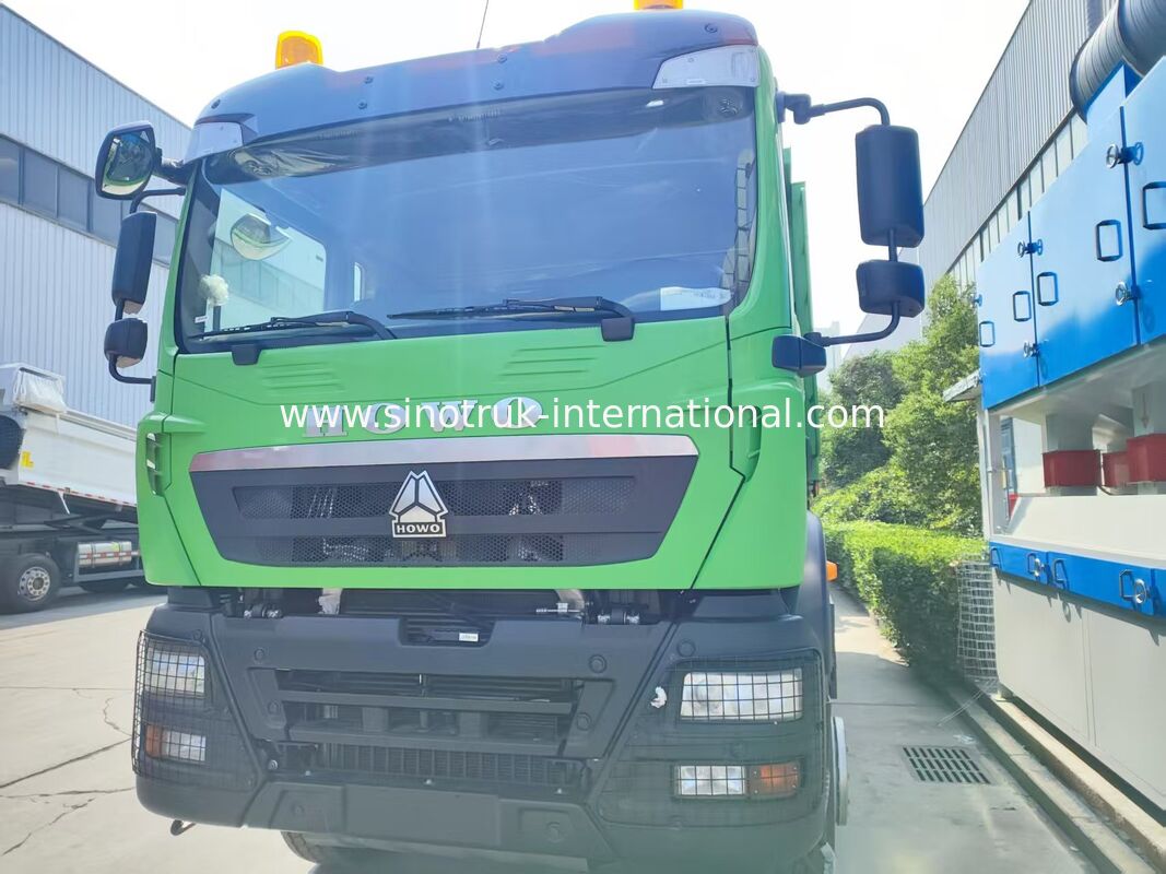 Pabrik Langsung HOWO TX 371HP 6X4 Tengah Lifting Dump Truck, 40-60 Ton Kapasitas Beban, 20CBM Cargo Box, ganda 16 Ton Axle Belakang, tunggal 9,5 Ton Axle Depan, 13R22.5 Ban