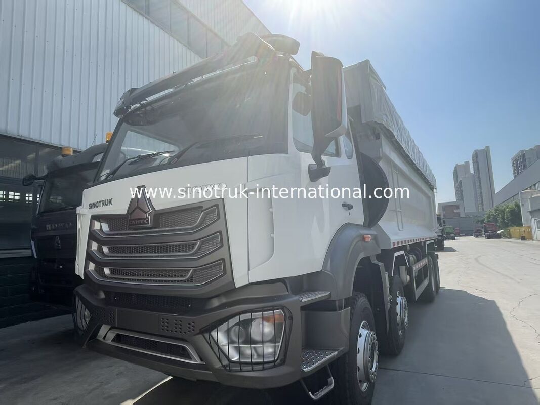 HOWO-NX Dump Truck dengan 380HP Weichai Engine, Electric Tarpaulin, dan Heavy-duty Manganese Steel Cargo Box